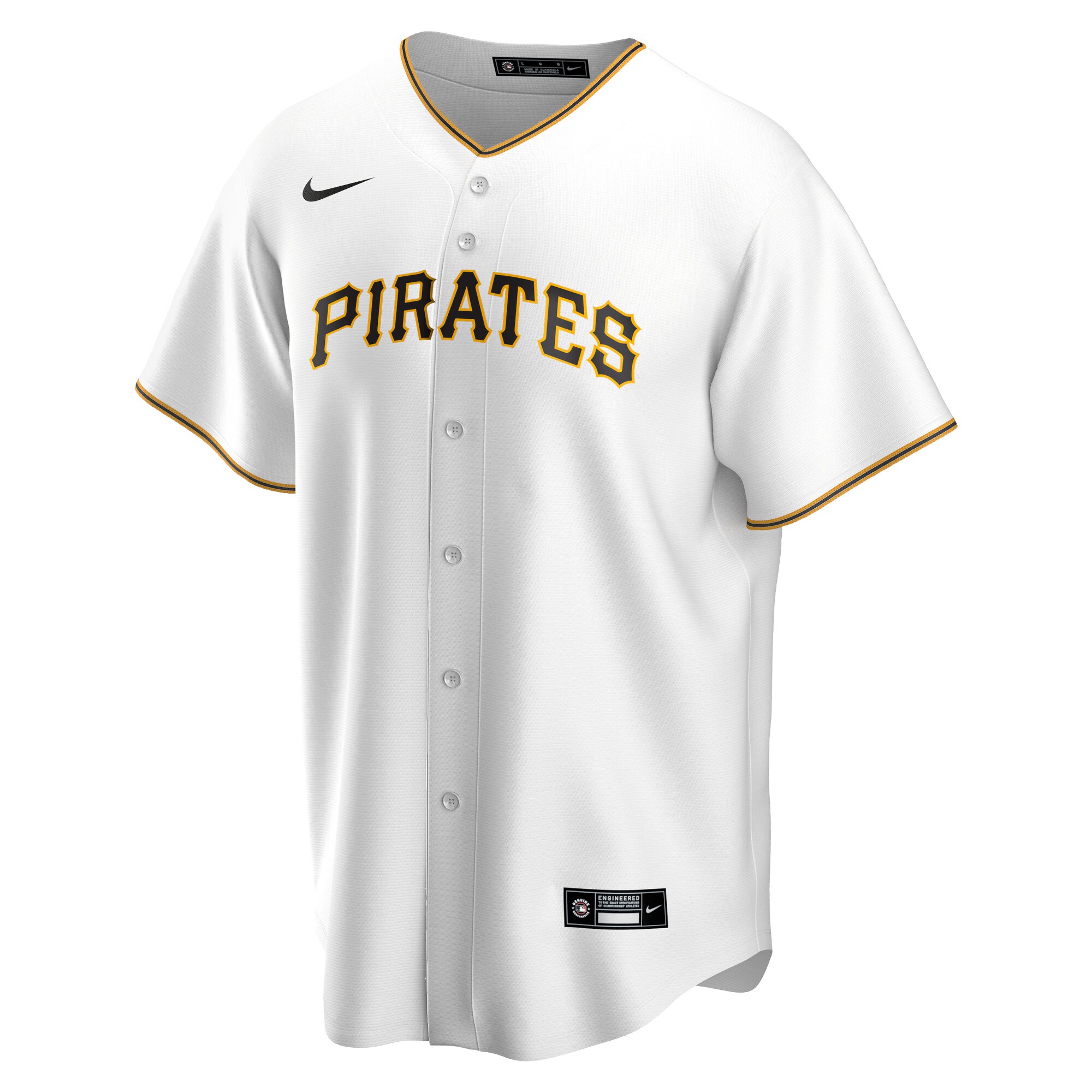 Pittsburgh Pirates Ke'Bryan Hayes White Home MLB Jersey Men's