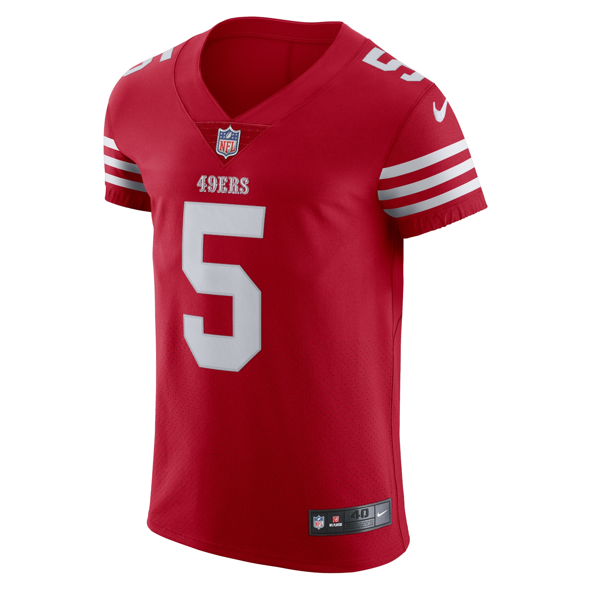 San Francisco 49ers Trey Lance Scarlet Vapor Elite NFL Jersey Men's