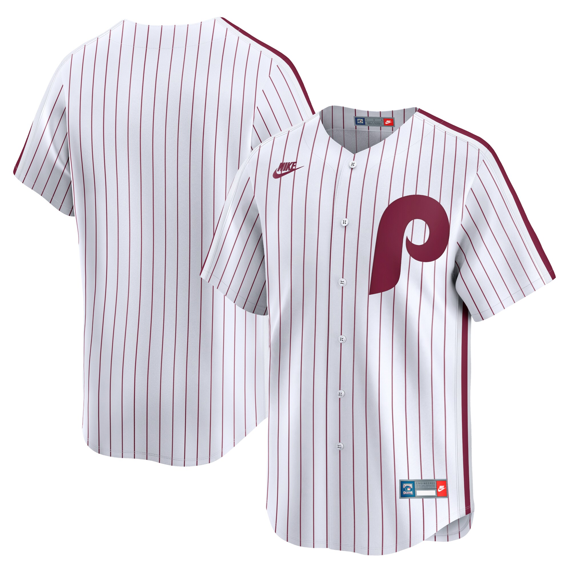 Philadelphia Phillies White Cooperstown Collection Limited MLB Jersey Men's