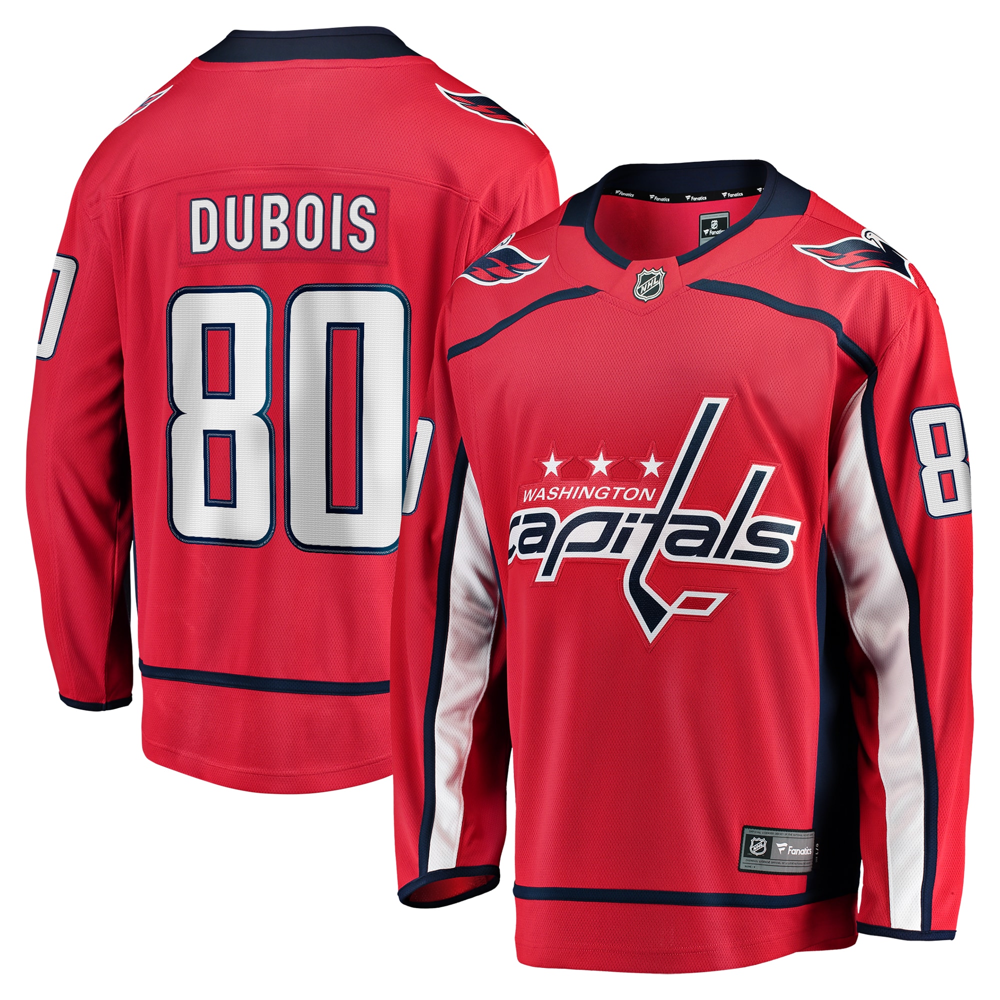 Washington Capitals Pierre-Luc Dubois Red Home Premier Breakaway Player NHL Jersey Men's