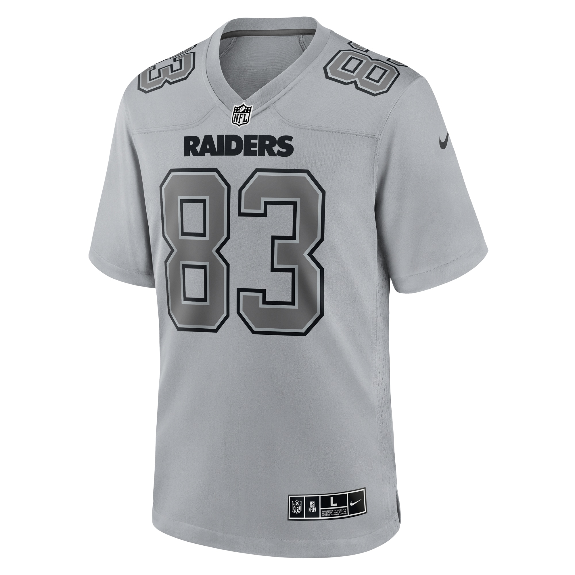Las Vegas Raiders Darren Waller Gray Atmosphere Fashion Game NFL Jersey Men's