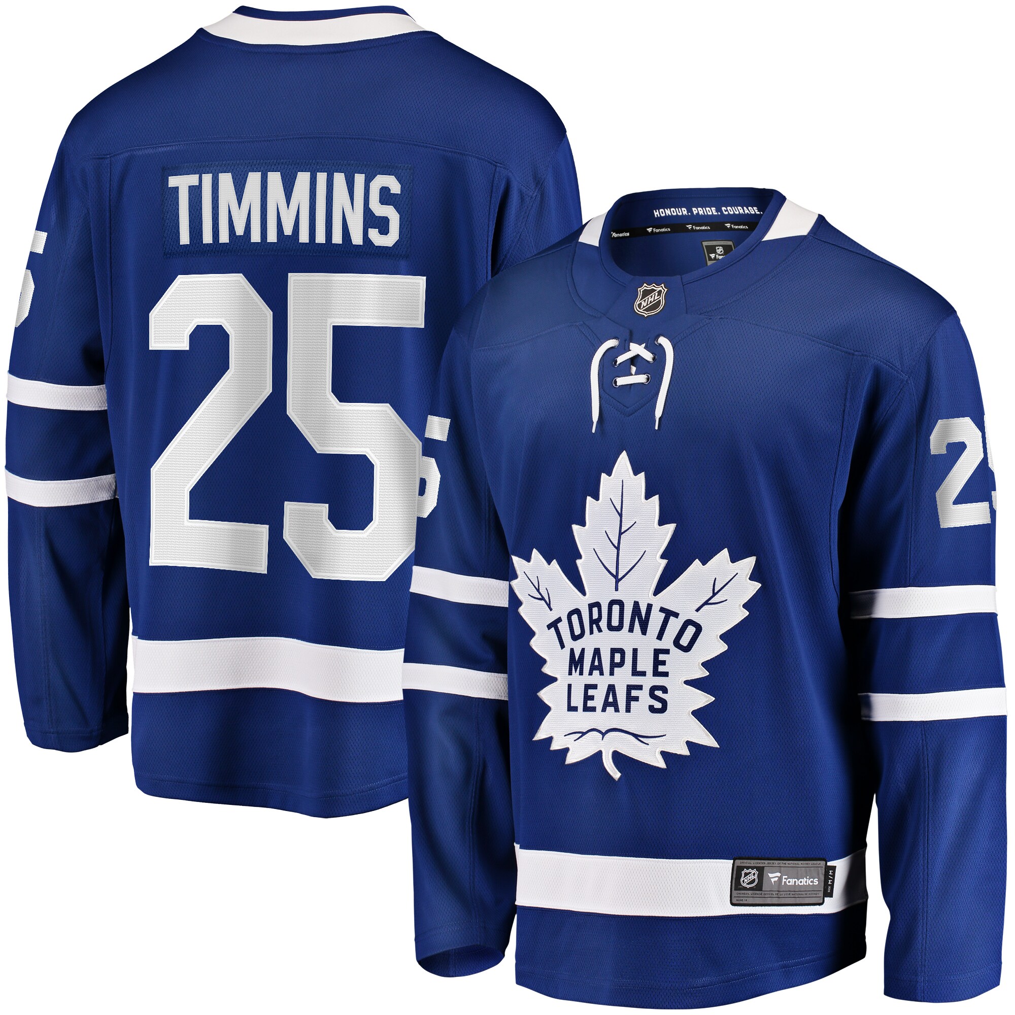 Toronto Maple Leafs Conor Timmins Blue Home Premier Breakaway Player NHL Jersey Men's