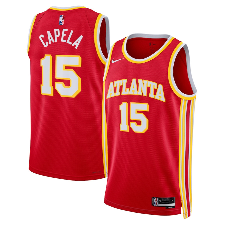 Clint Capela 15 Atlanta Hawks Unisex Swingman Icon Edition Red NBA Jersey Unisex