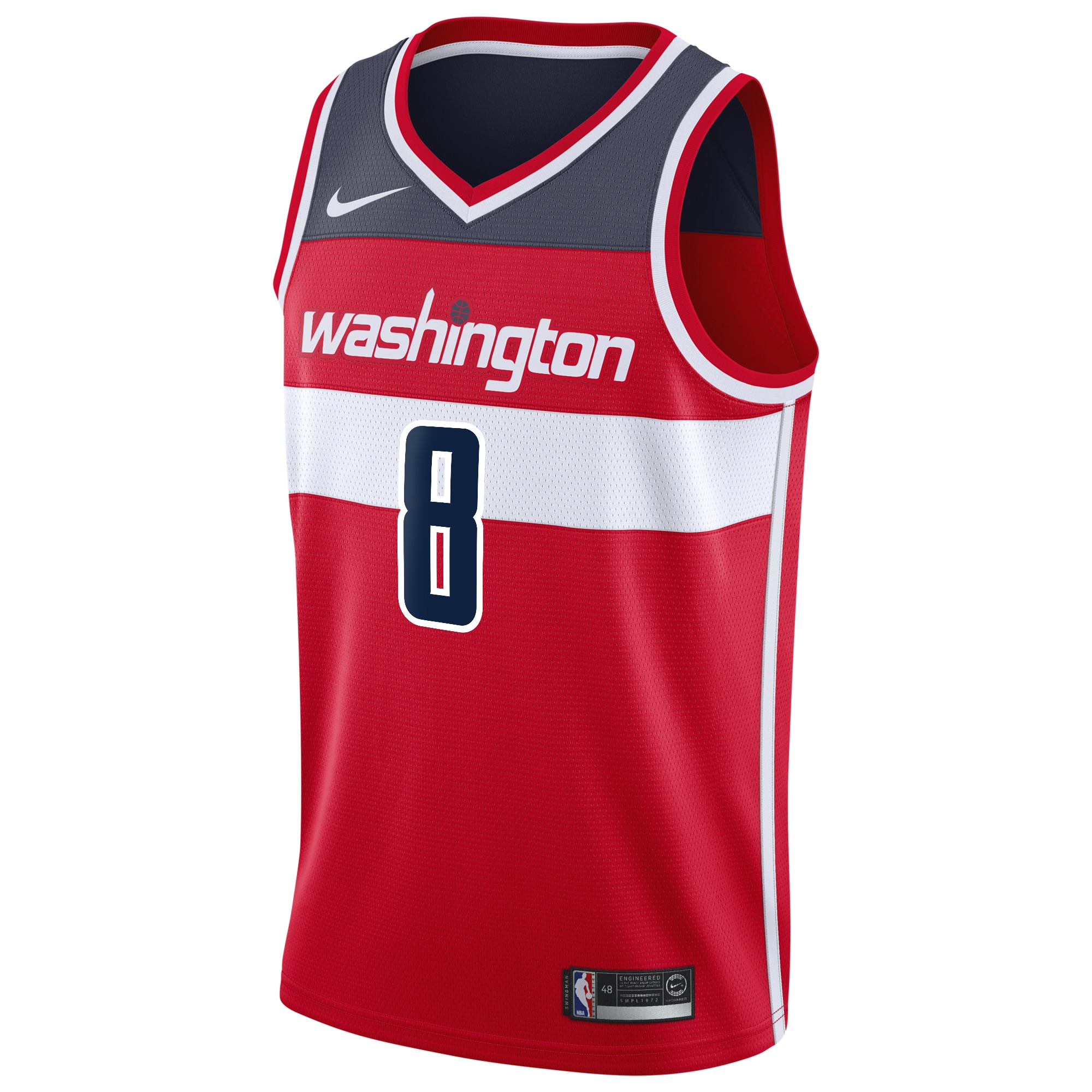 Washington Wizards Icon Edition Swingman Red Deni Avdij NBA Jersey Youth