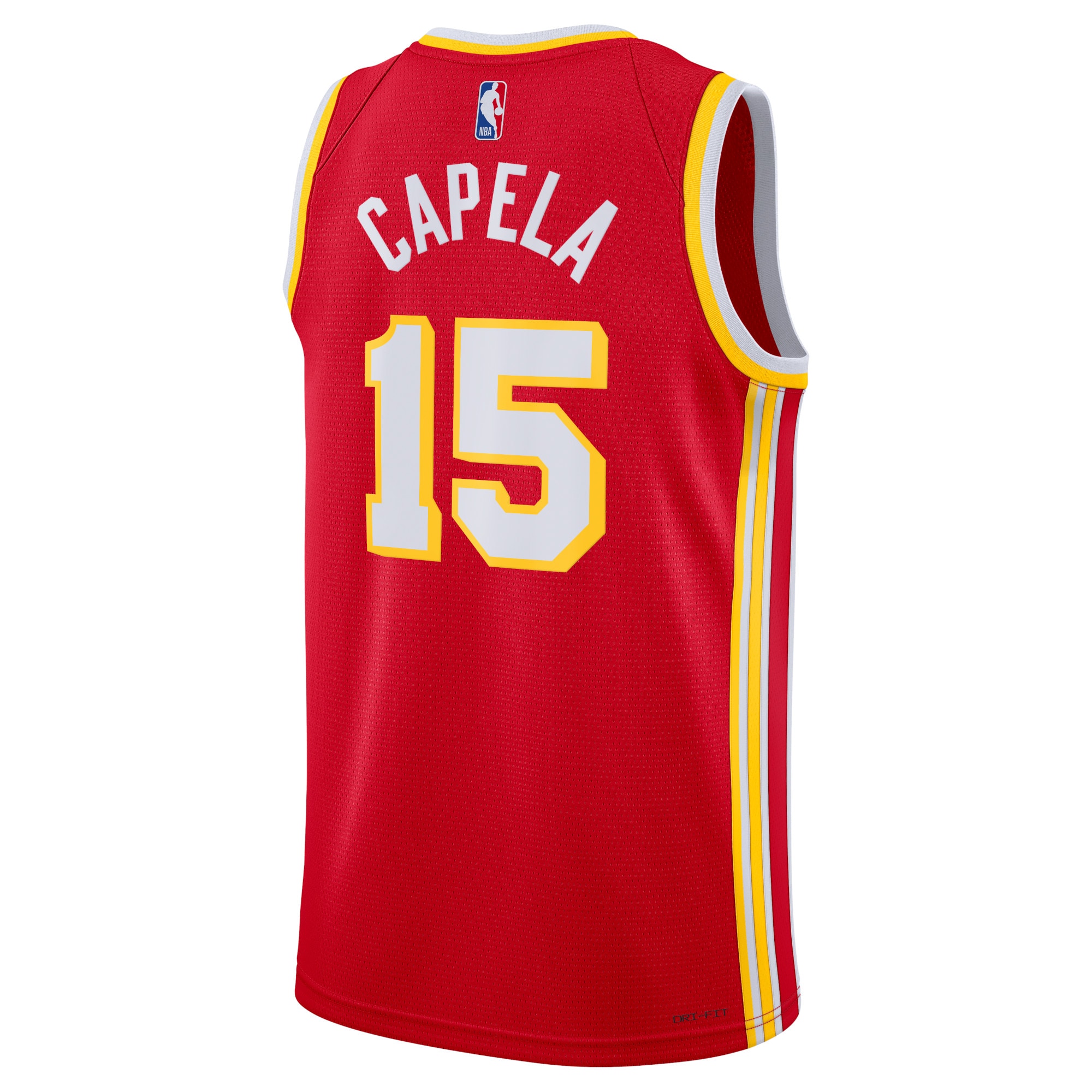 Atlanta Hawks Icon Edition Swingman Red Clint Capel Unisex NBA Jersey Unisex