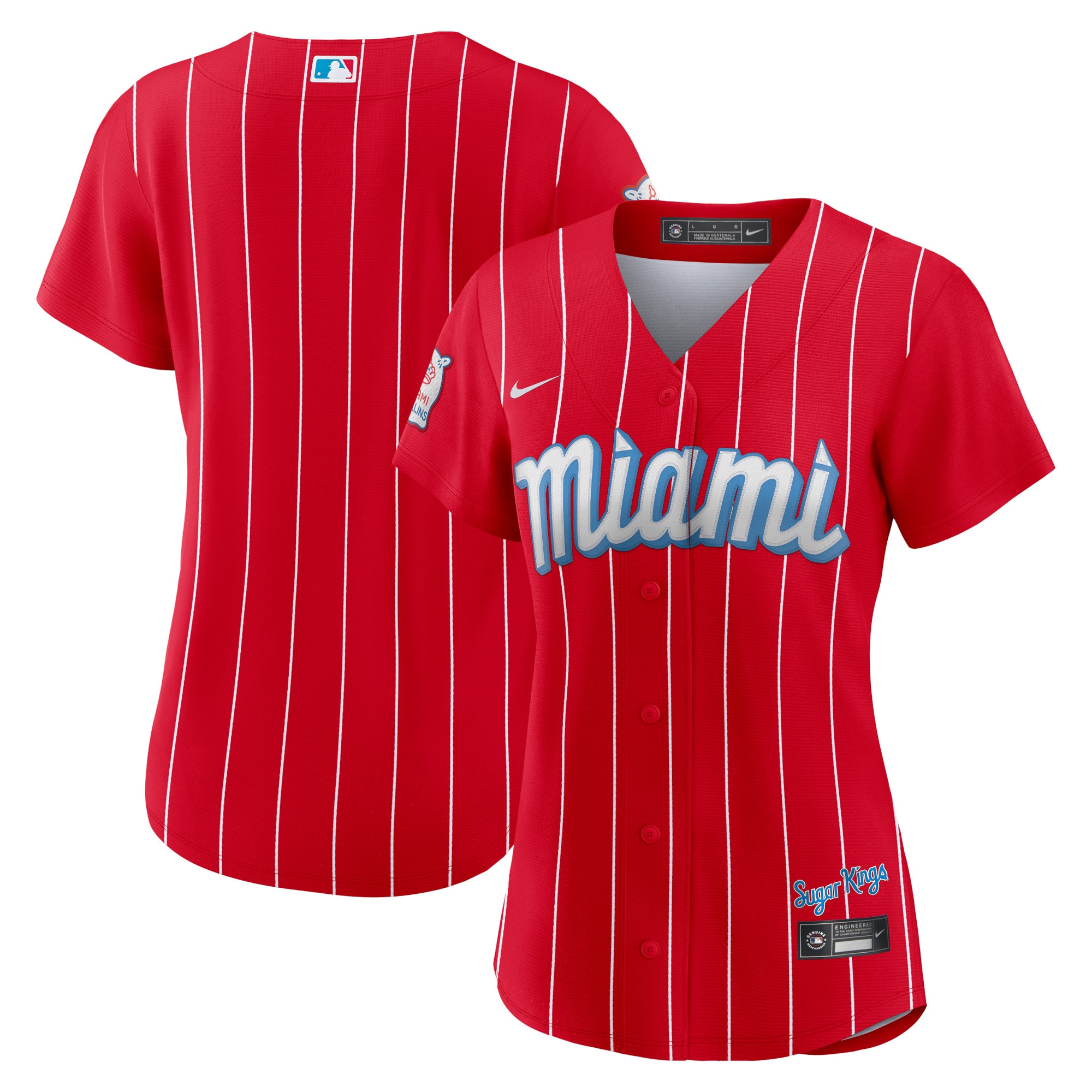 Miami Marlins Red City Connect Team MLB Jersey Women's