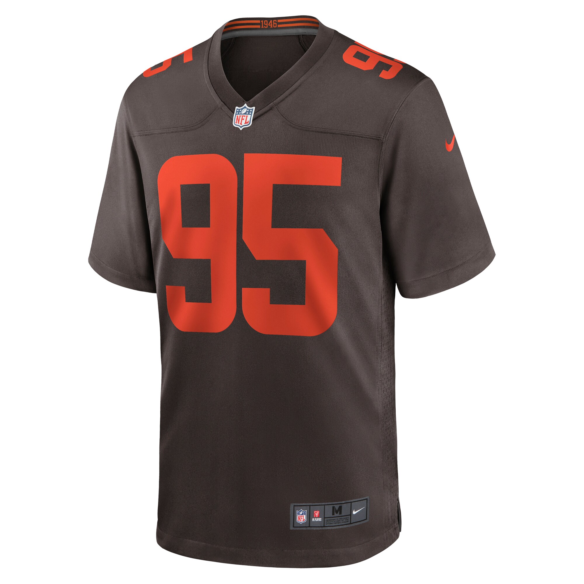 Cleveland Browns Myles Garrett Brown Alternate Game NFL Jersey Men's