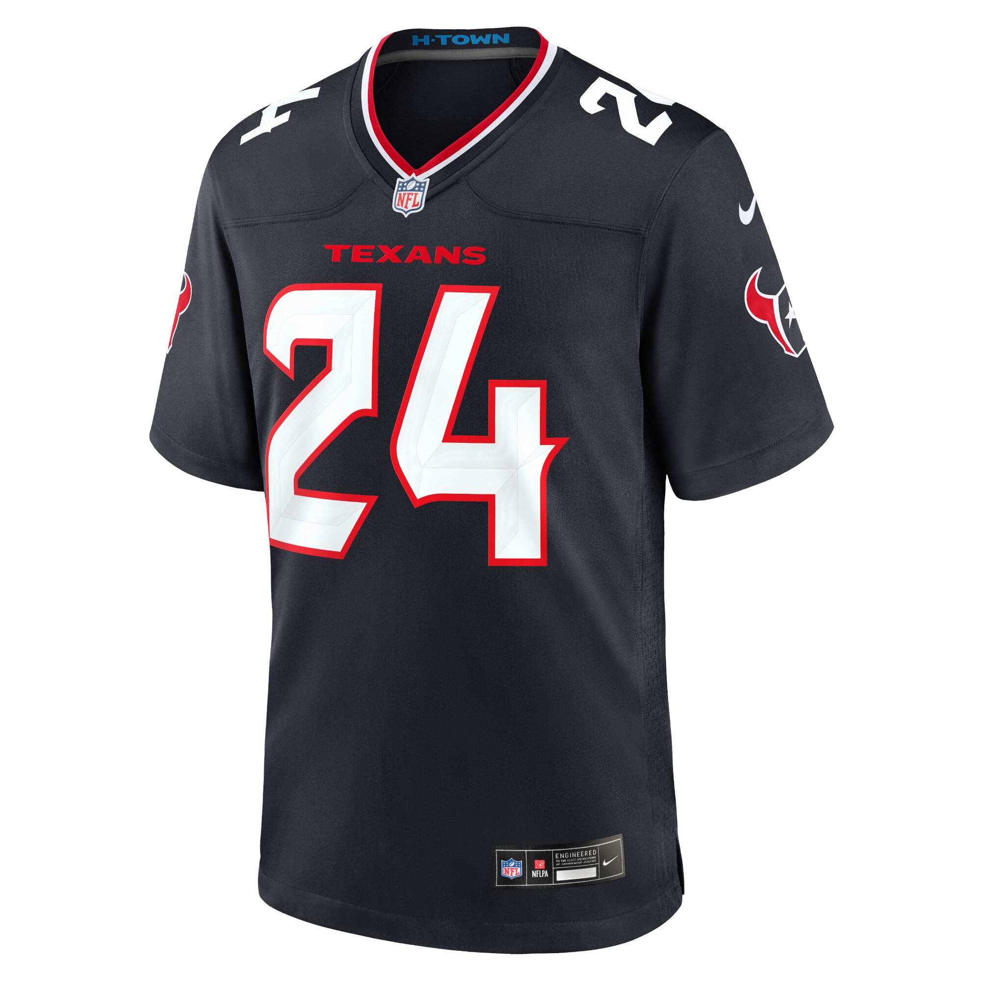 Houston Texans Derek Stingley Jr. Navy Game NFL Jersey Men's