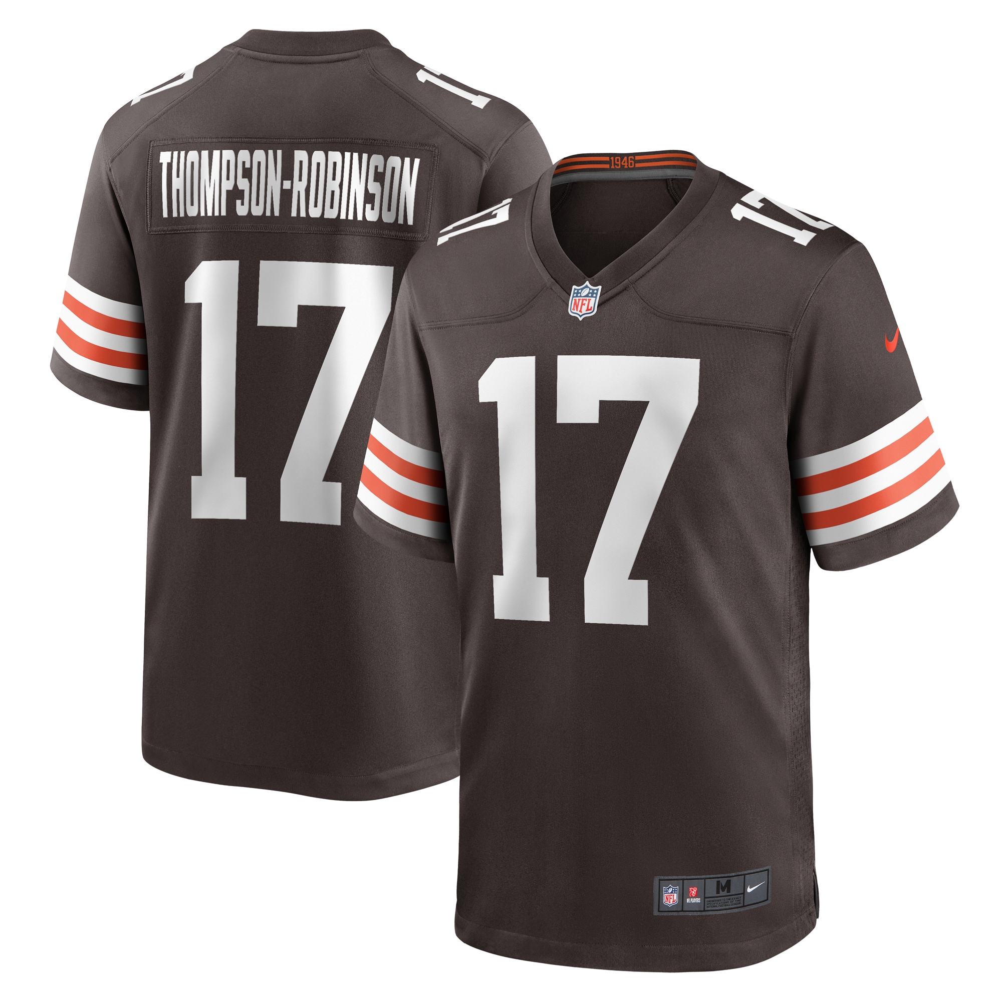 Cleveland Browns Dorian Thompson-Robinson Brown Team Game NFL Jersey Men's