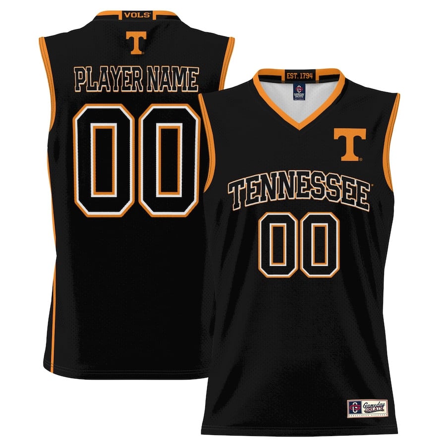 Tennessee Volunteers NIL Custom Black NCAA Jersey Men's