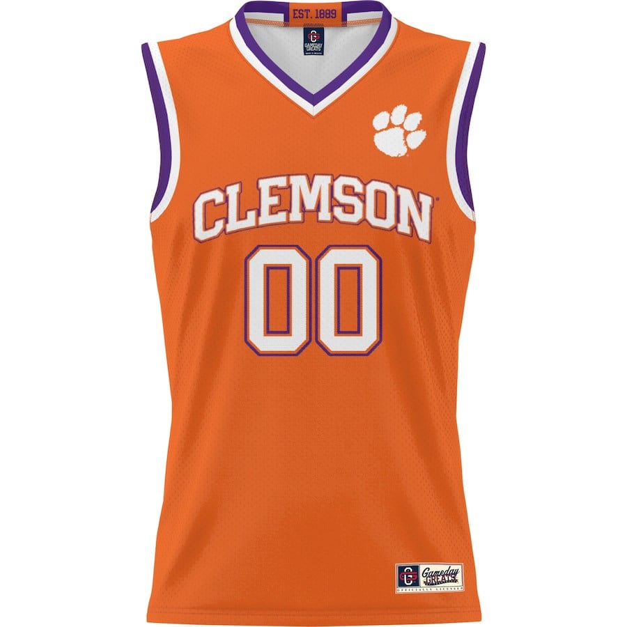 Clemson Tigers NIL Custom Orange NCAA Jersey Men's