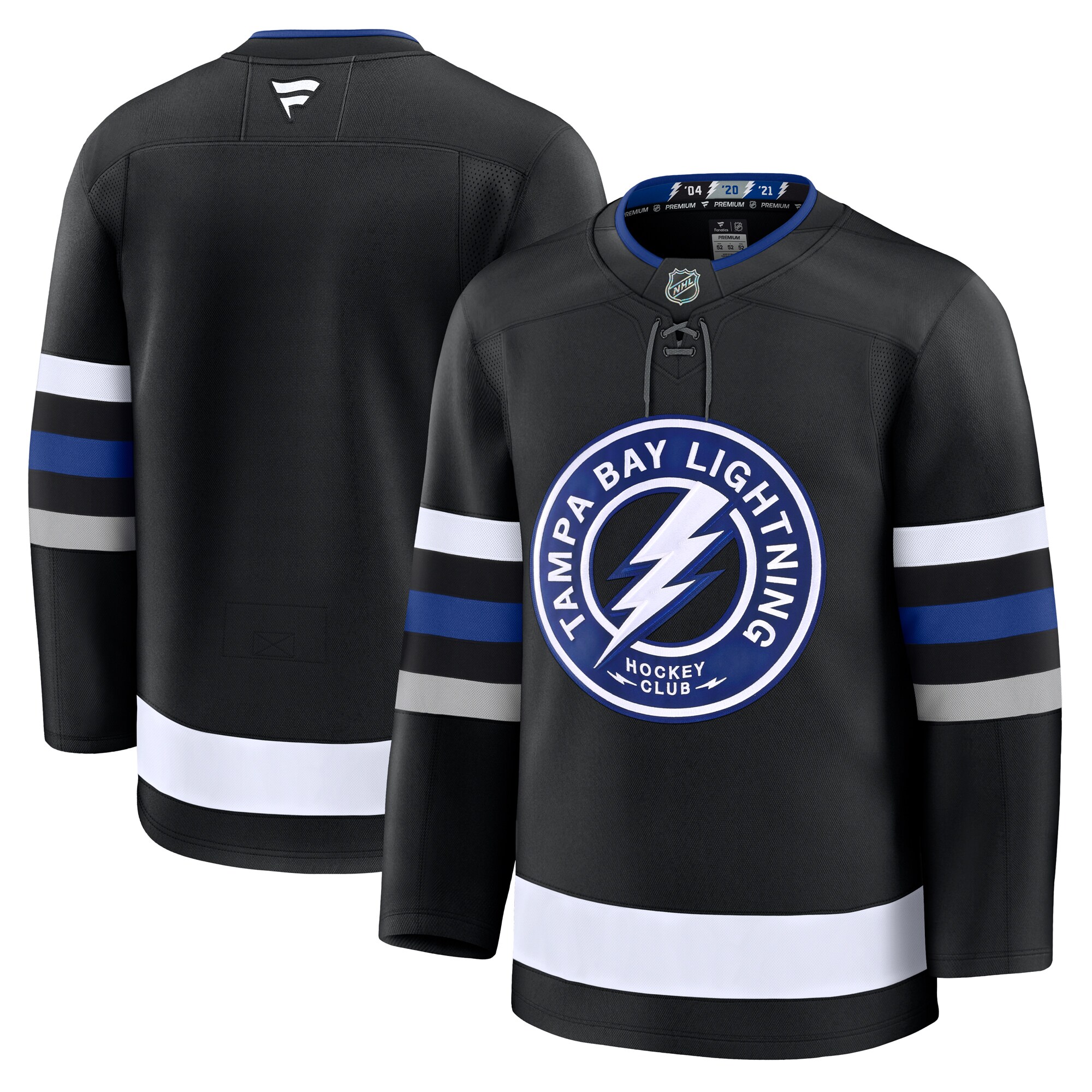 Tampa Bay Lightning Black Alternate Premium NHL Jersey Men's