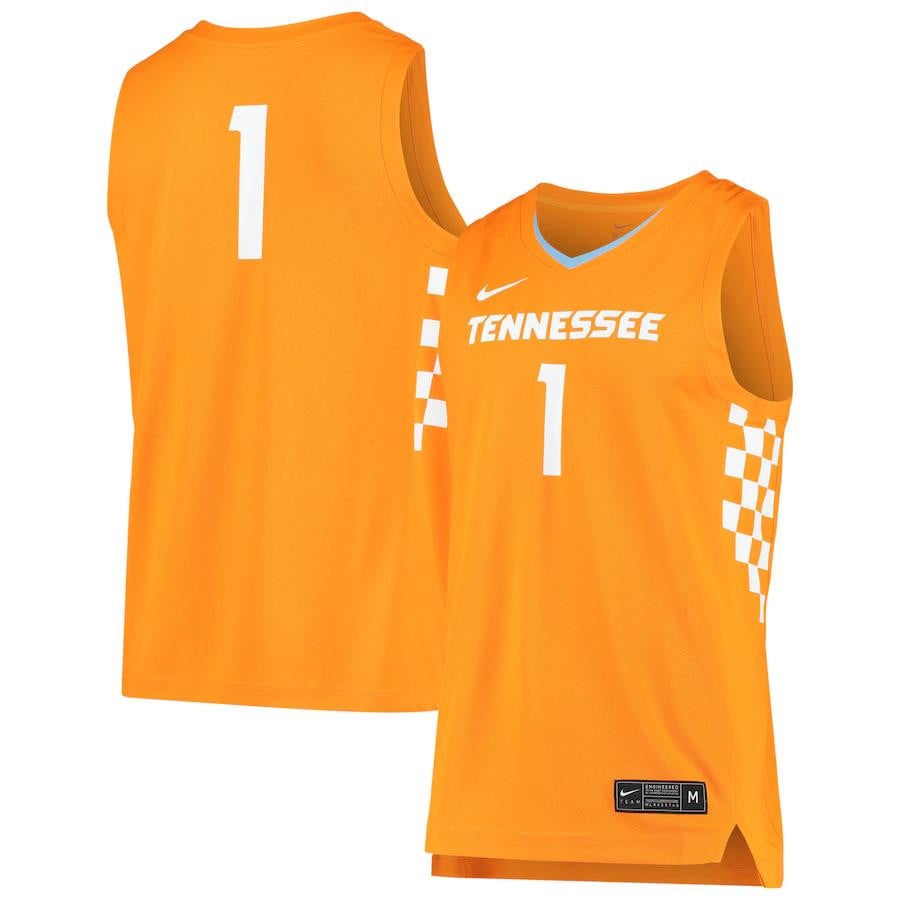 Tennessee Volunteer Unisex Tennessee Orange #1 NCAA Jersey Unisex