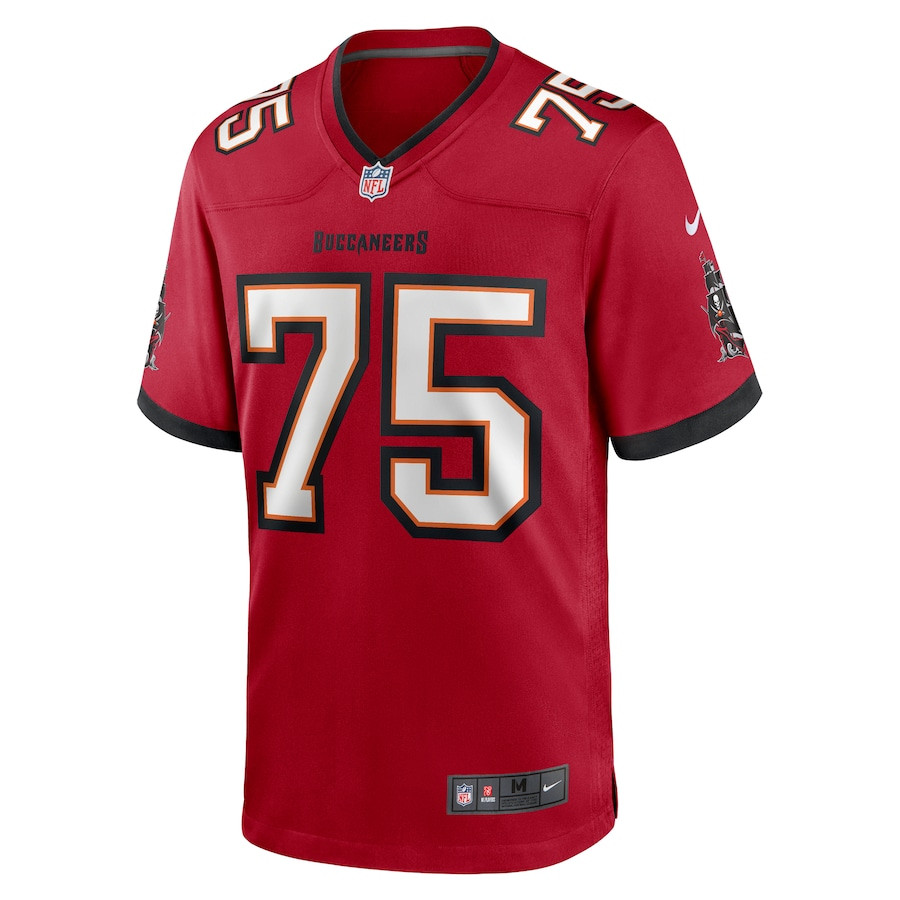 Lwal Uguak 75 Tampa Bay Buccaneers Game Red NFL Jersey Men's