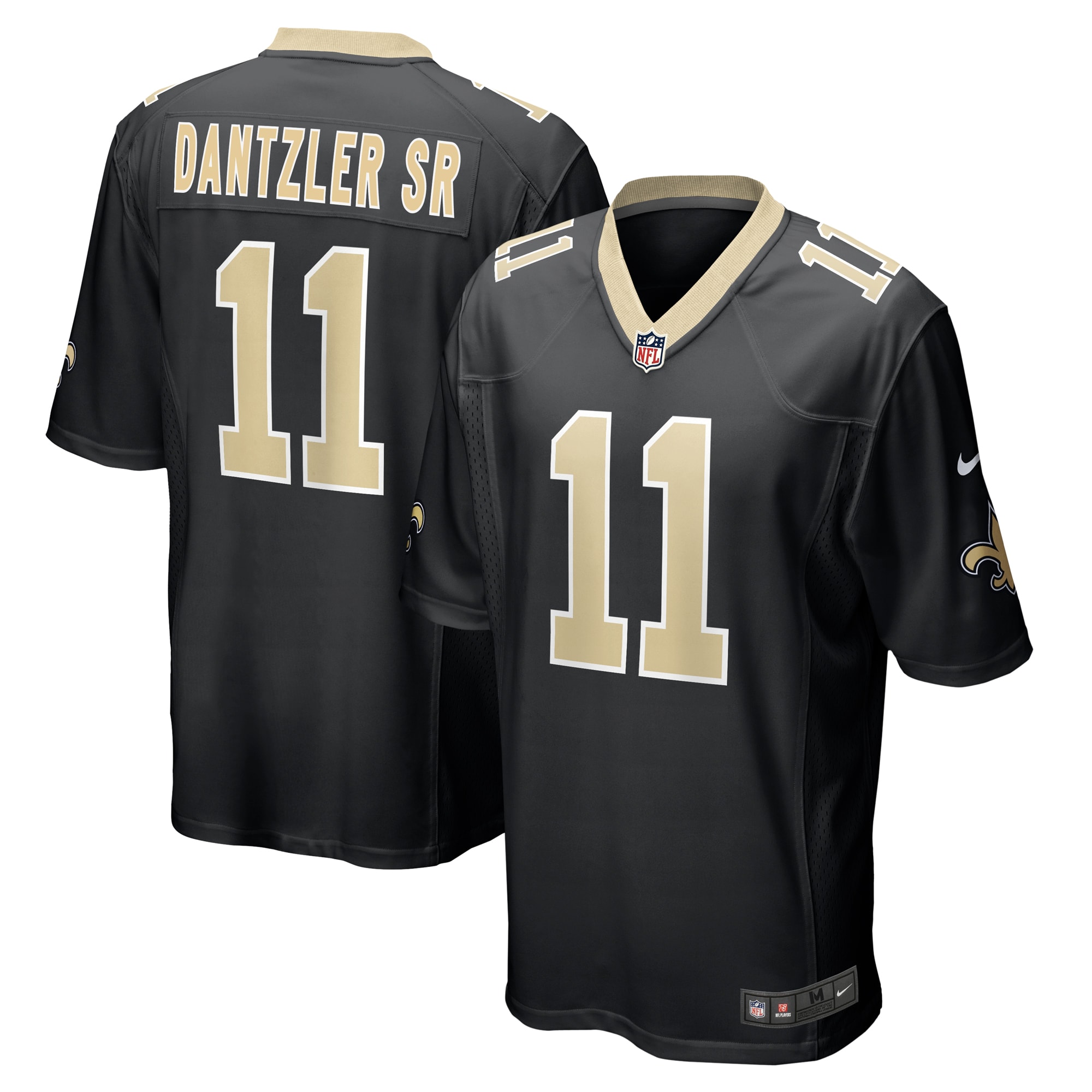 New Orleans Saints Cameron Dantzler Sr Black Game NFL Jersey Men's