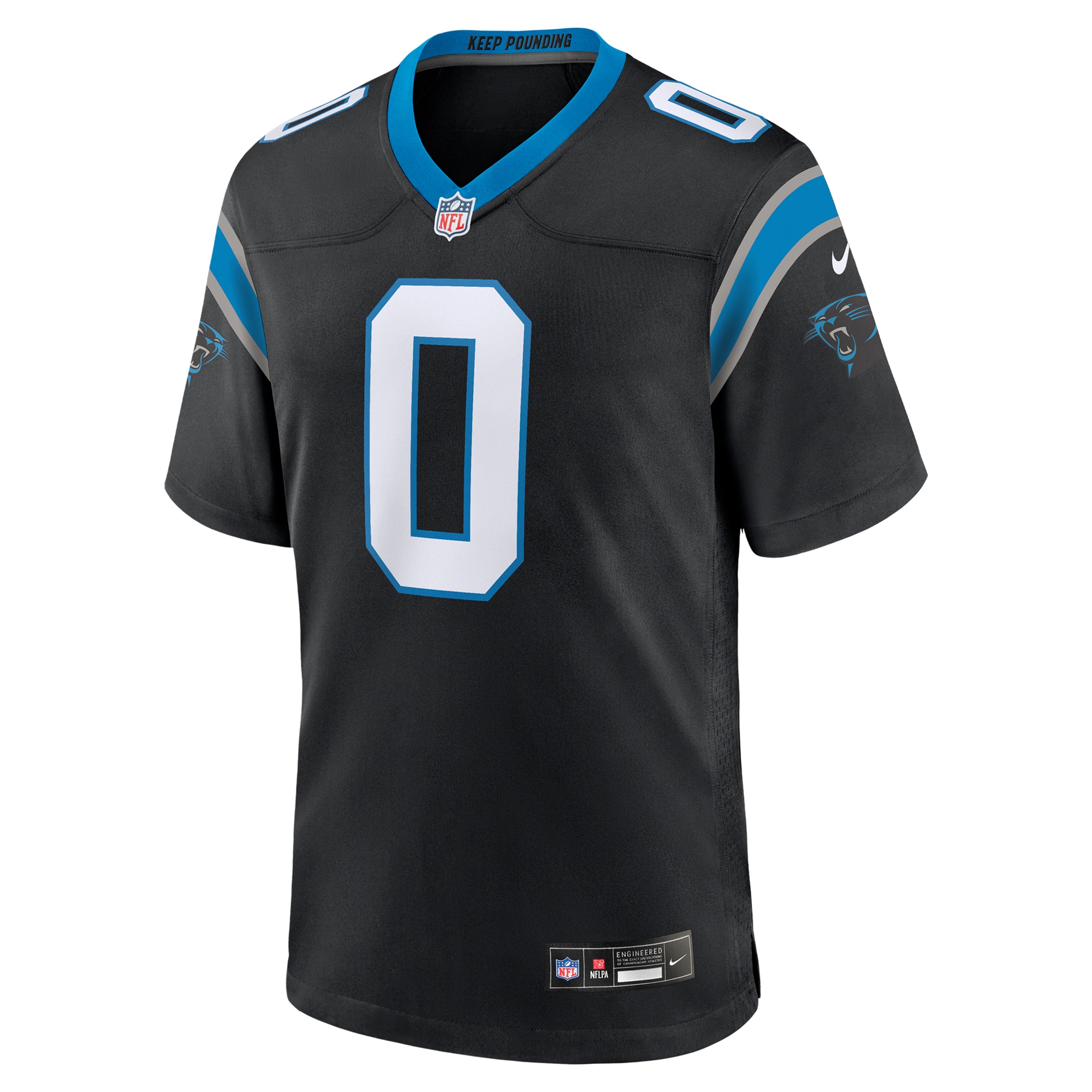 Carolina Panthers Ja'Tavion Sanders Black Game NFL Jersey Men's