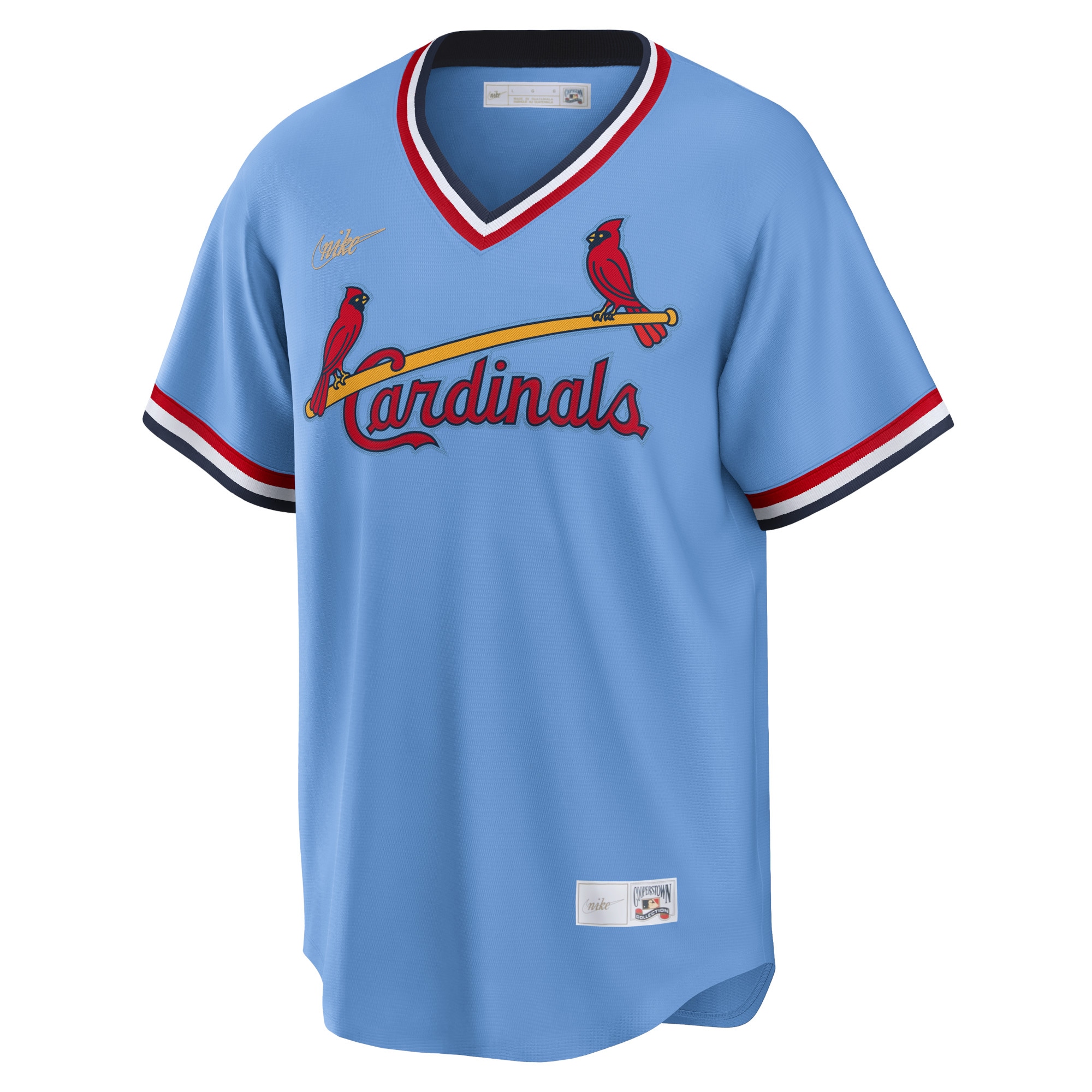 St. Louis Cardinals Ozzie Smith Light Blue Road Cooperstown Collection Player MLB Jersey Men's
