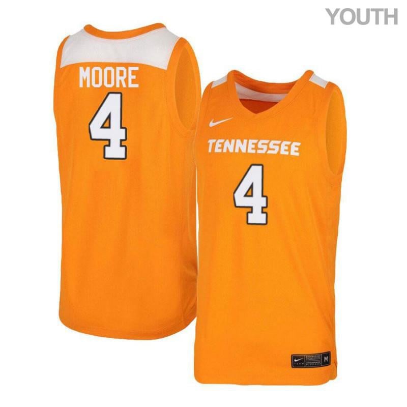 4 Armani Moore Orang White Elite Tennessee Volunteers NCAA Jersey Youth