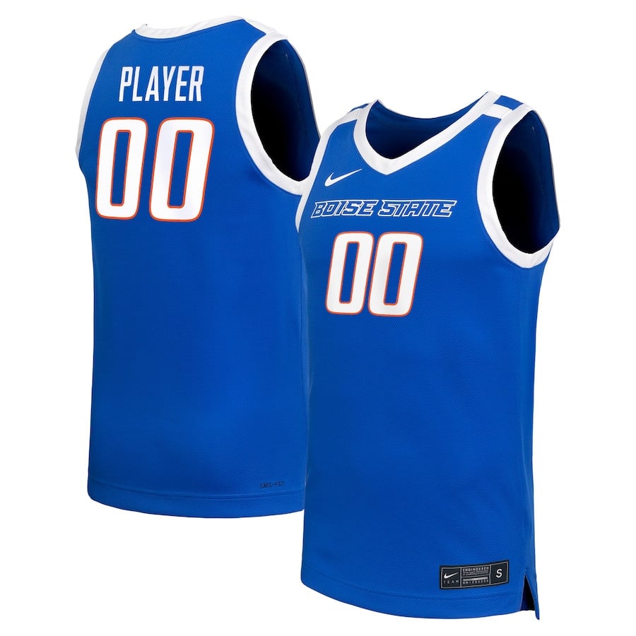 Boise State Bronco Unisex NIL Custom Royal NCAA Jersey Unisex
