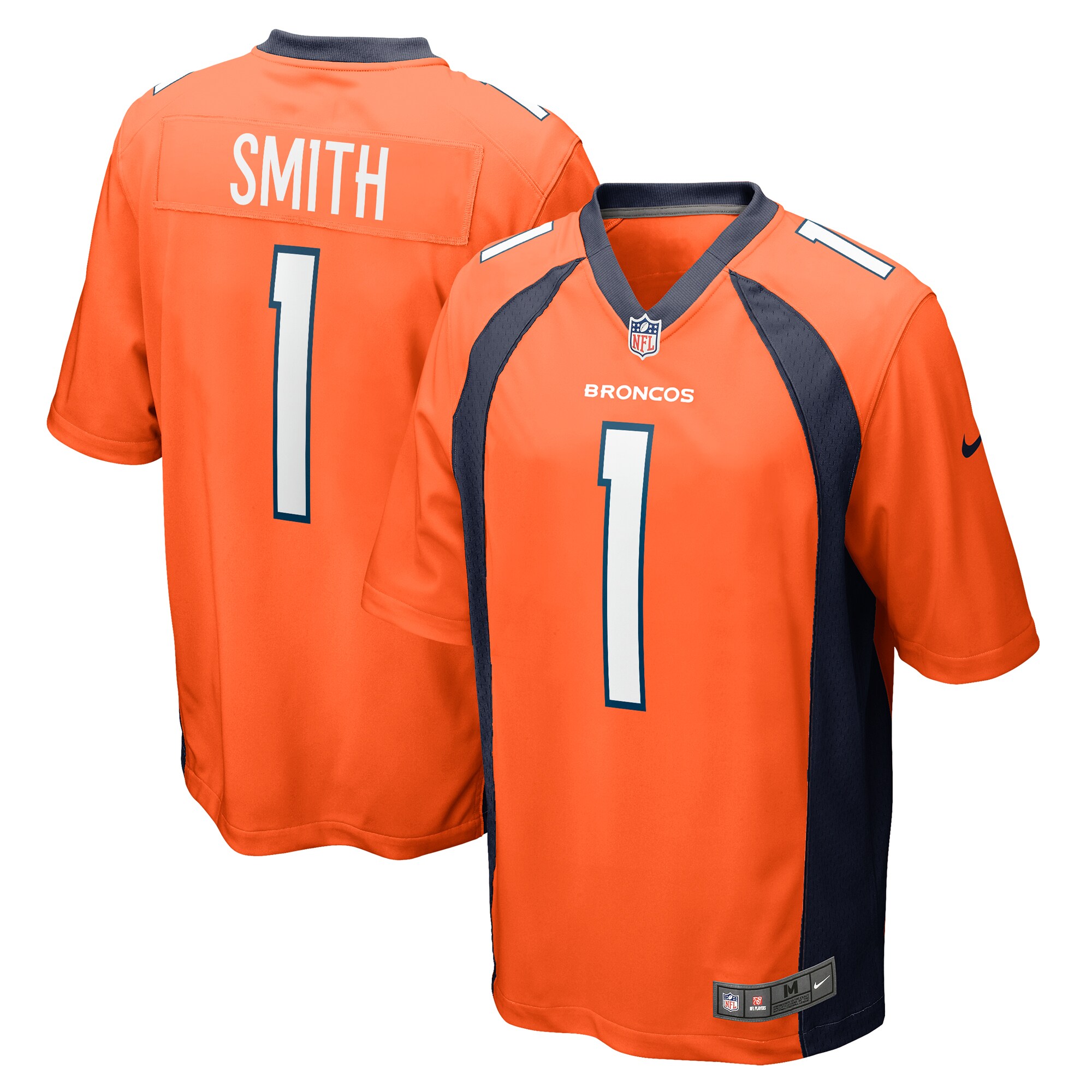 Denver Broncos Tremon Smith Orange Game NFL Jersey Men's