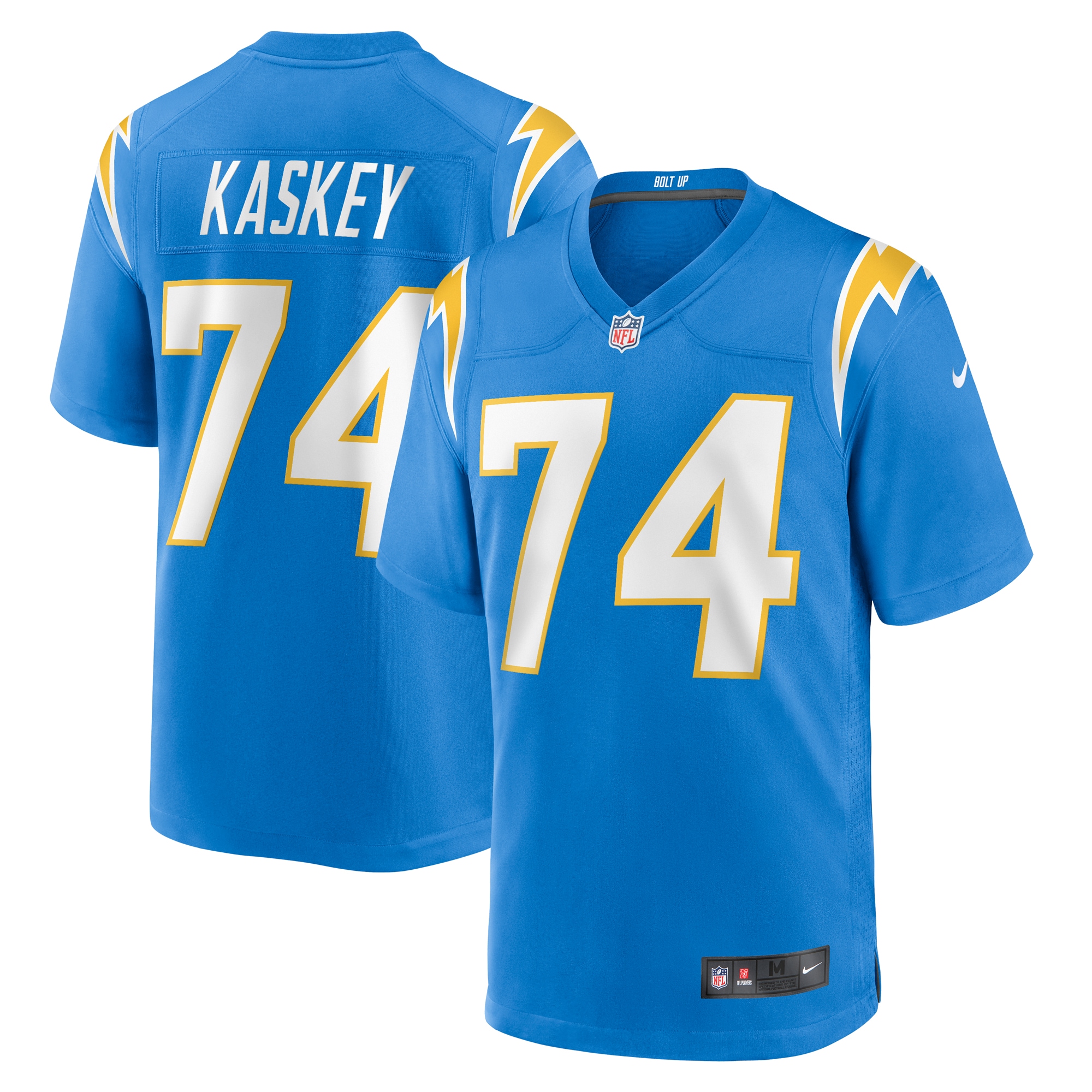 Los Angeles Chargers Matt Kaskey Powder Blue Team Game NFL Jersey Men's
