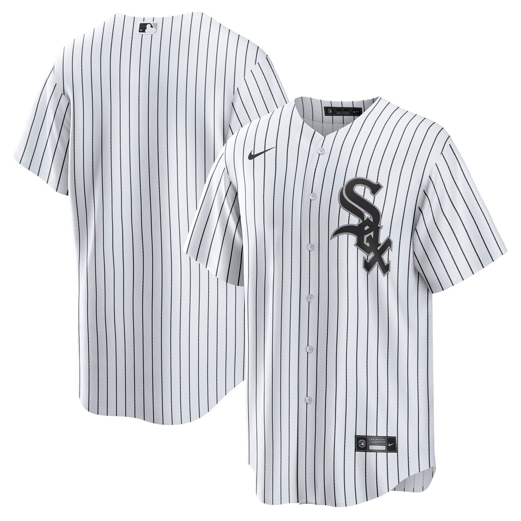 Chicago White Sox White Big Tall Home Team MLB Jersey Men's