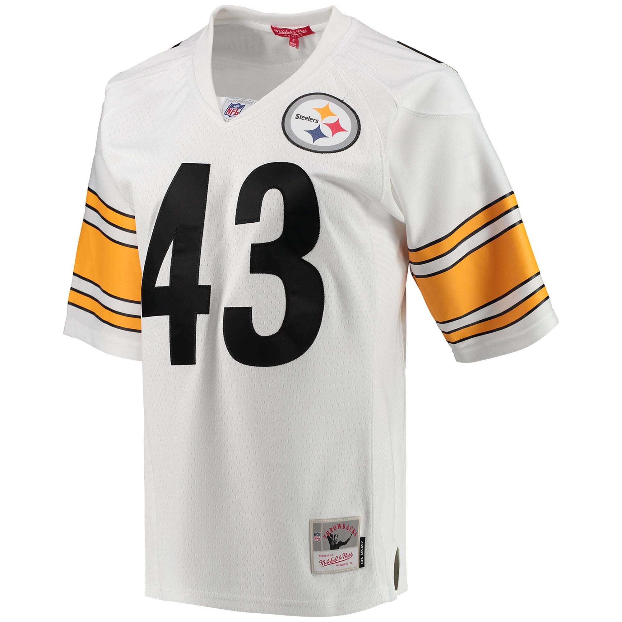 Pittsburgh Steelers Troy Polamalu Mitchell Ness White 2005 Legacy Team NFL Jersey Women's
