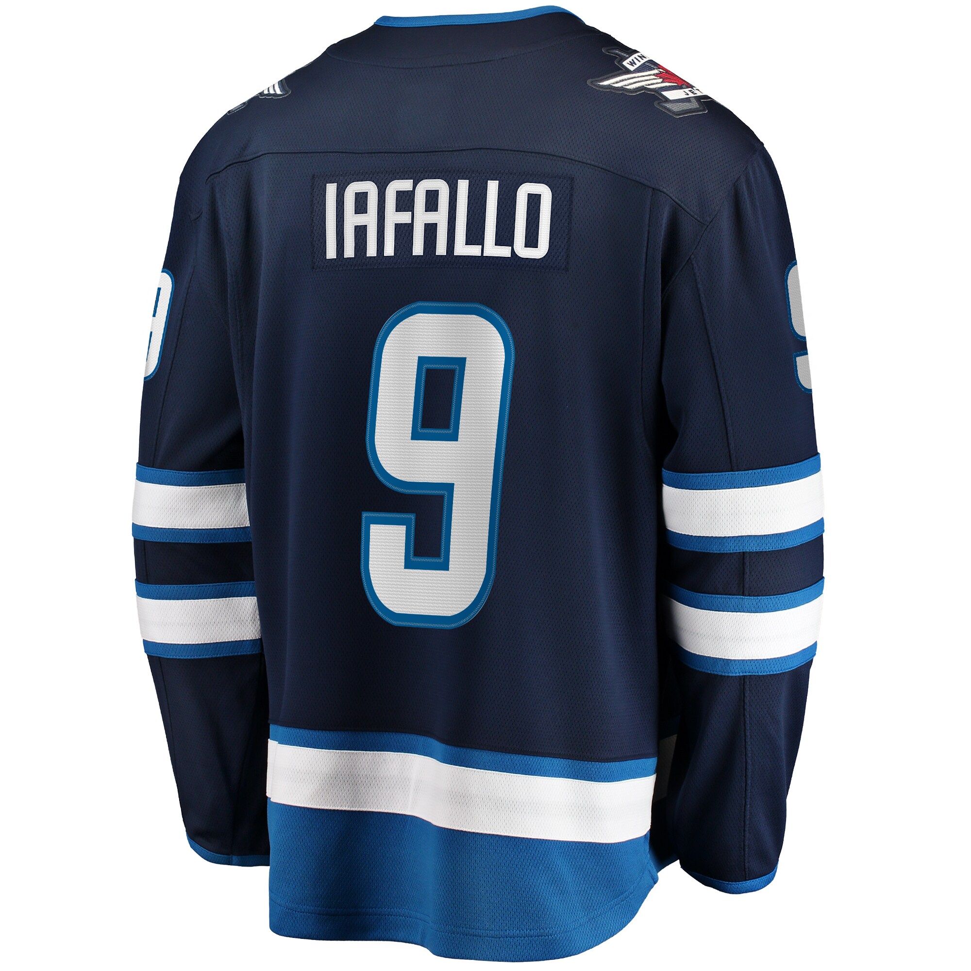 Winnipeg Jets Alex Iafallo Navy Home Premier Breakaway Player NHL Jersey Men's