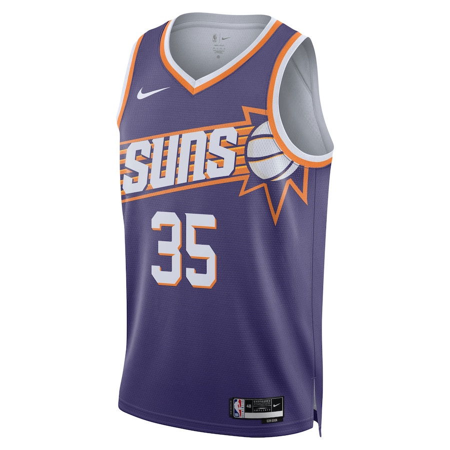 Kevin Durant 35 Phoenix Suns 2023/24 Swingman Icon Edition Purple NBA Jersey Men's