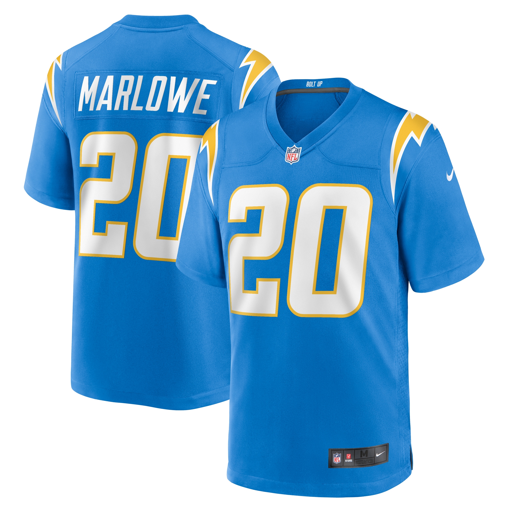 Los Angeles Chargers Dean Marlowe Powder Blue Team Game NFL Jersey Men's