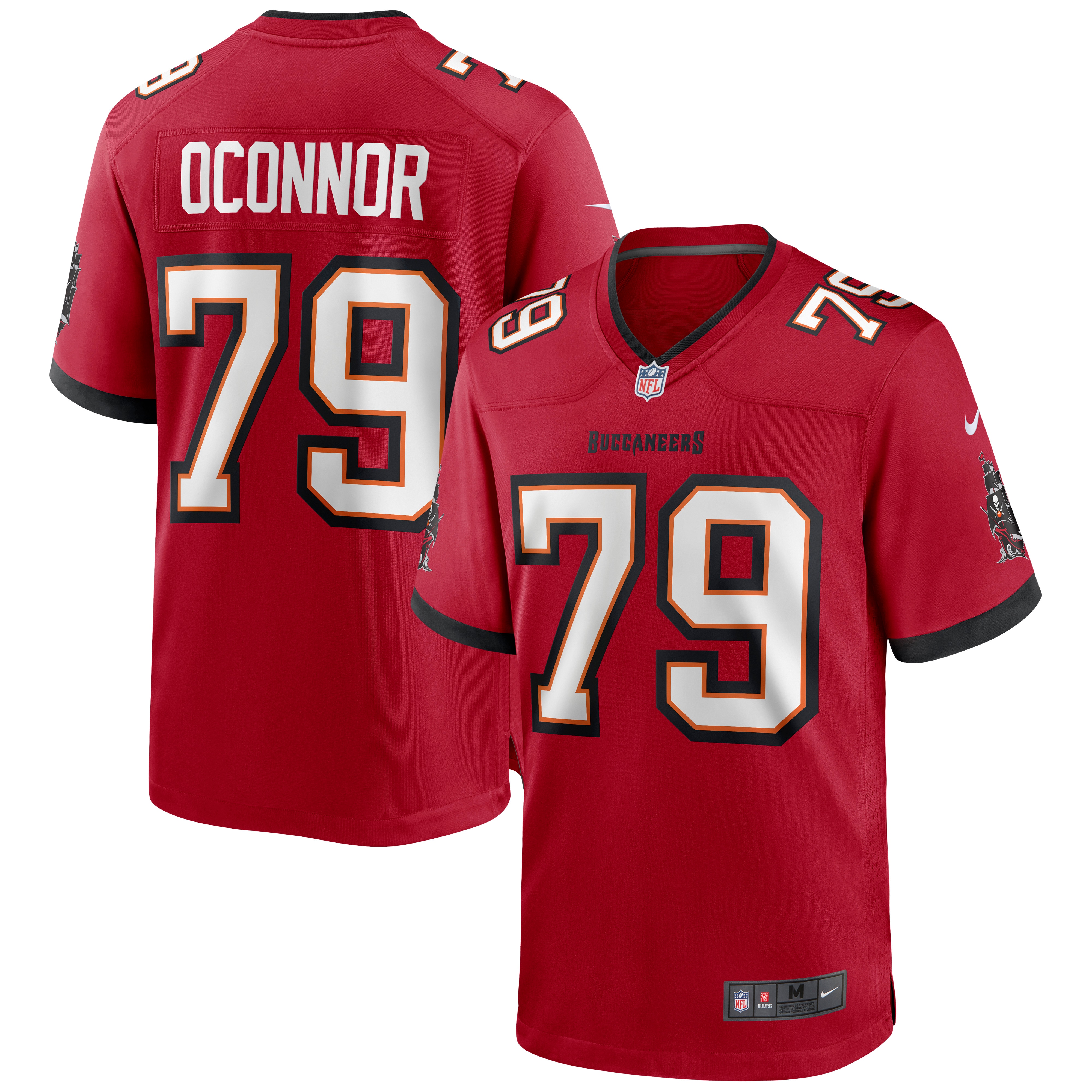 Tampa Bay Buccaneers Patrick O'Connor Red Game NFL Jersey Men's
