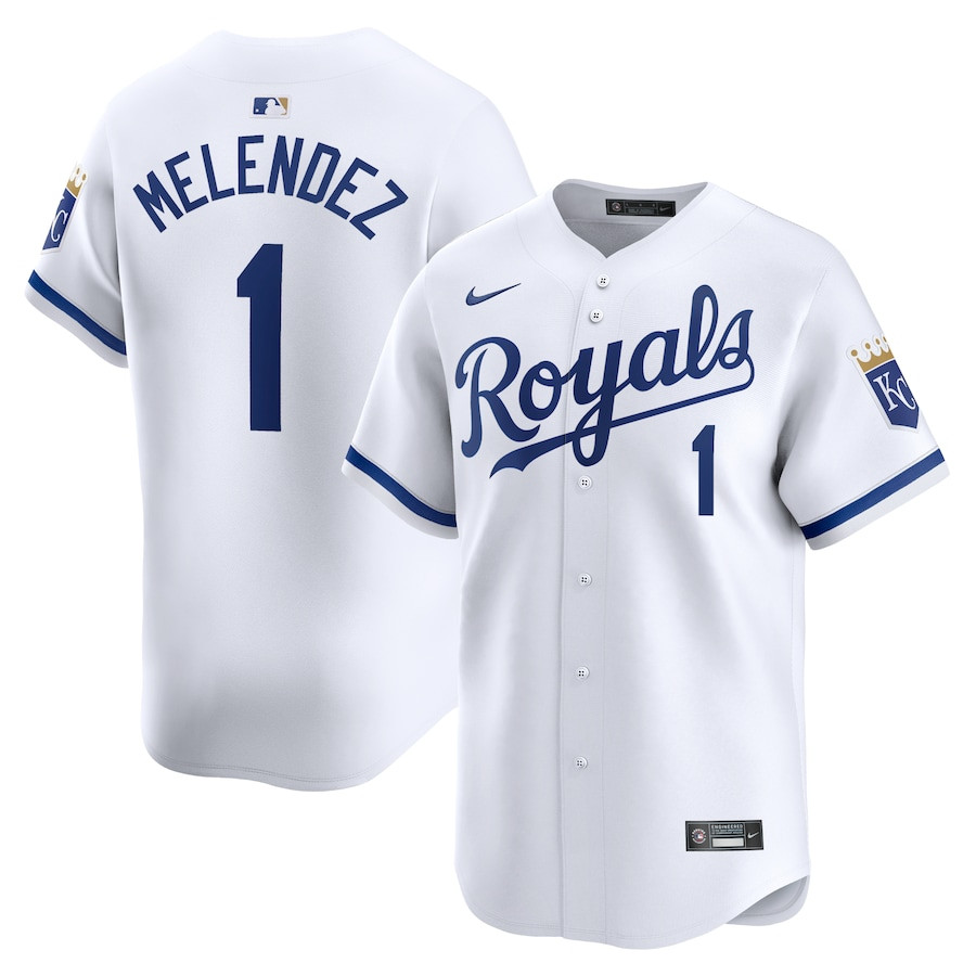 MJ Melendez 1 Kansas City Royals Home Limited Player White MLB Jersey Men's
