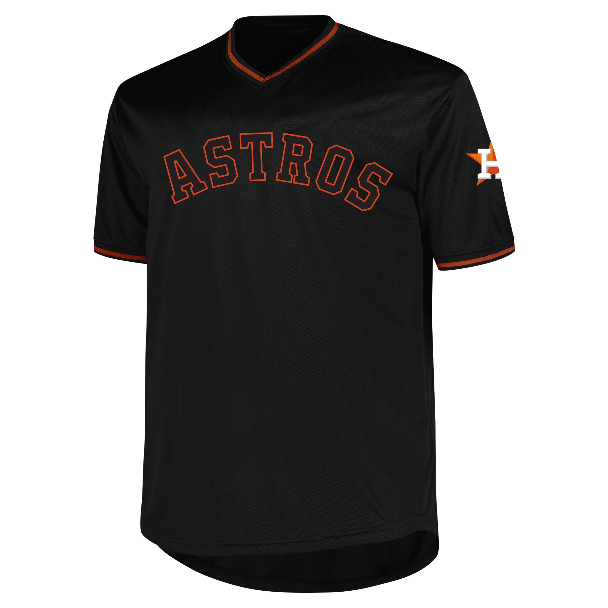 Houston Astros Profile Black Big Tall Pop Fashion MLB Jersey Men's