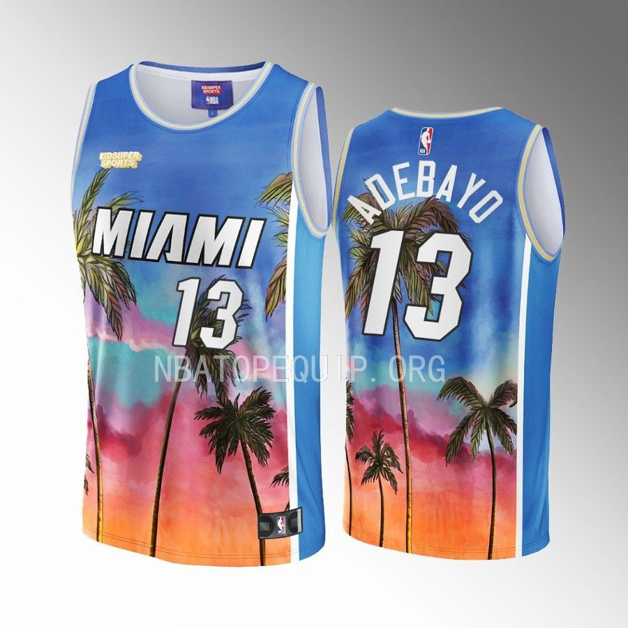 Bam Adebayo 13 Miami Heat KidSuper Studio Unisex Hometown NBA Jersey Unisex