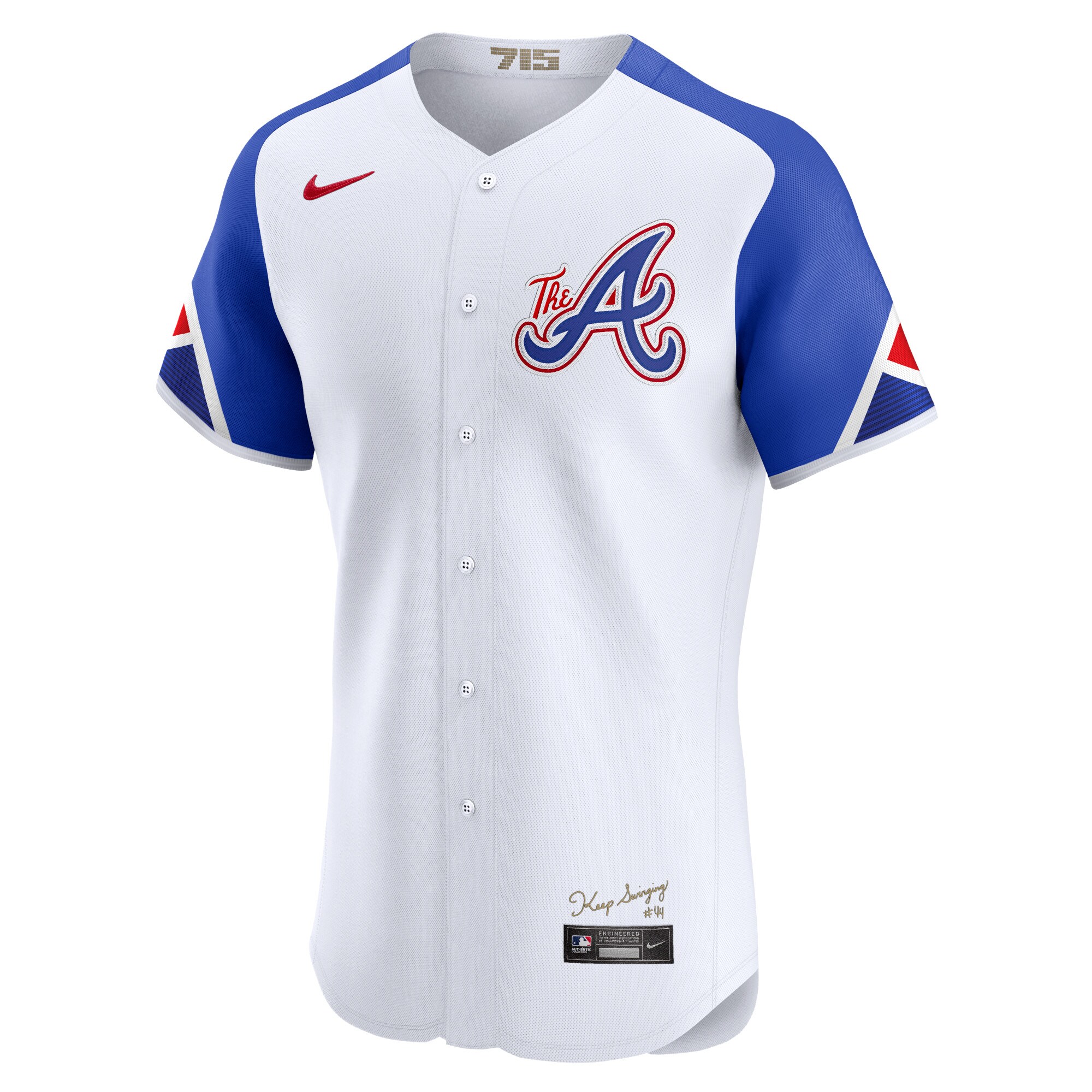 Atlanta Braves White City Connect Elite MLB Jersey Men's