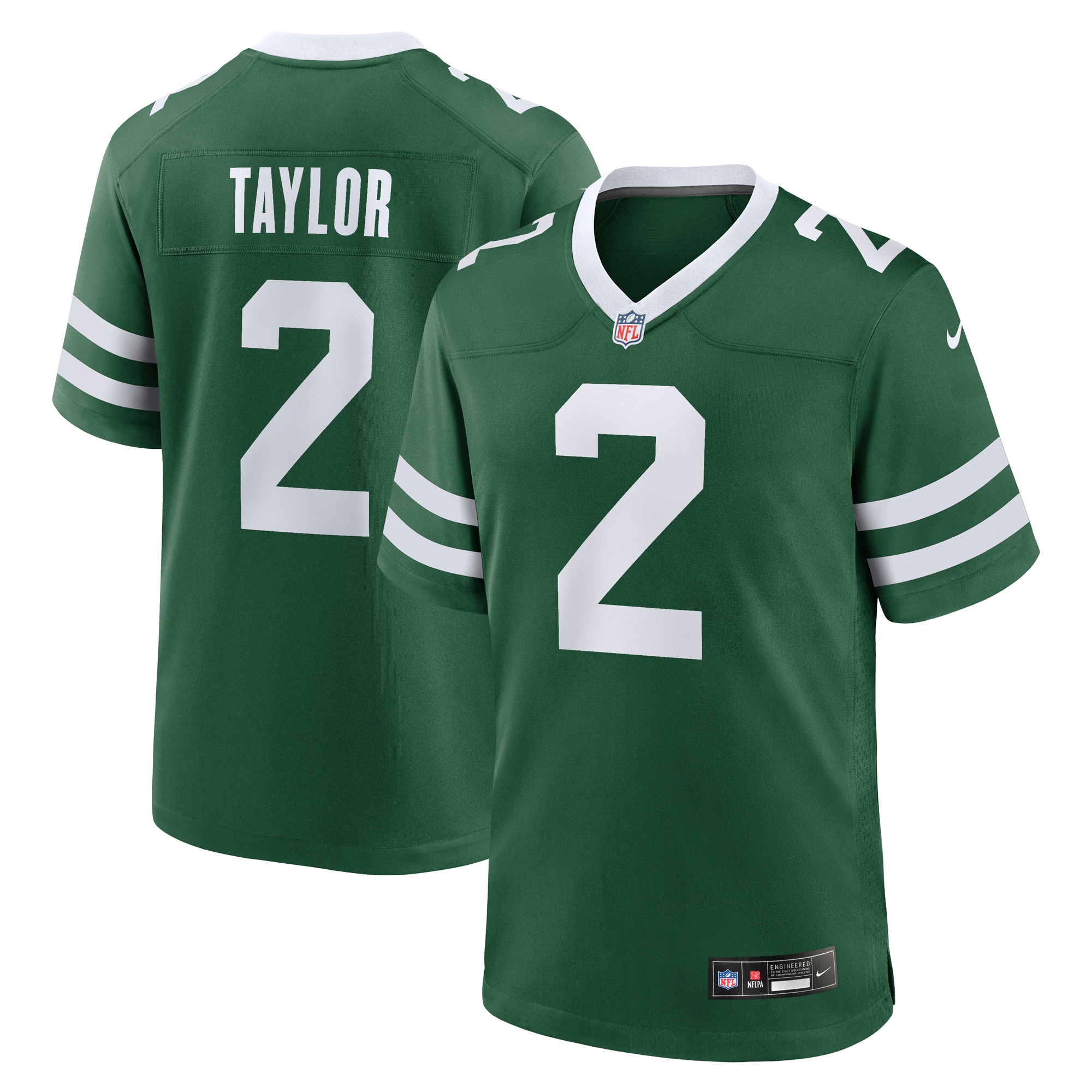New York Jets Tyrod Taylor Legacy Green Team Game NFL Jersey Men's