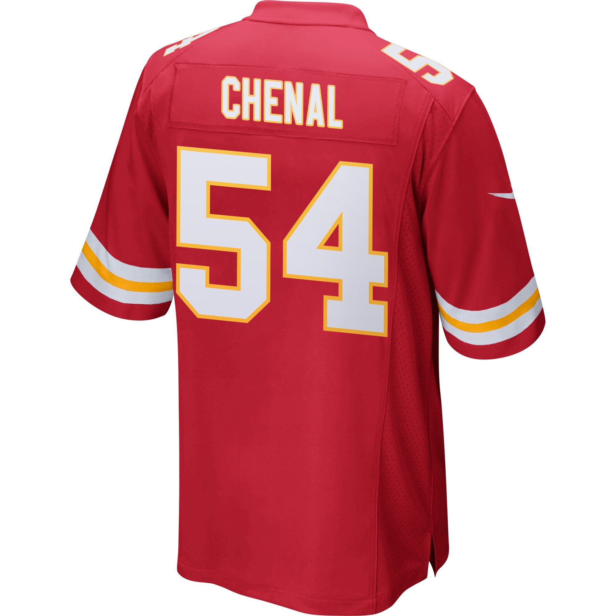 Leo Chenal 54 Kansas City Chiefs Super Bowl LIX Champions Patch New Orleans A Symphony of Sport' EMBROIDERED Game Red NFL Jersey Men's