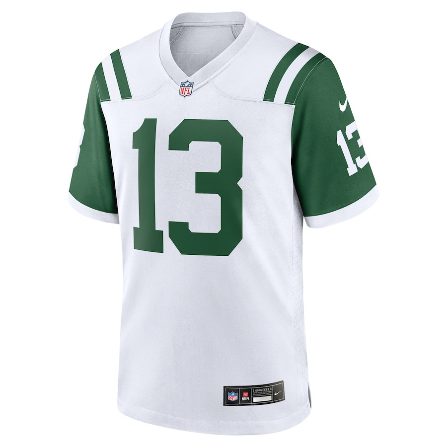 Don Maynard 13 New York Jets Classic Alternate Retired Player Game White NFL Jersey Men's