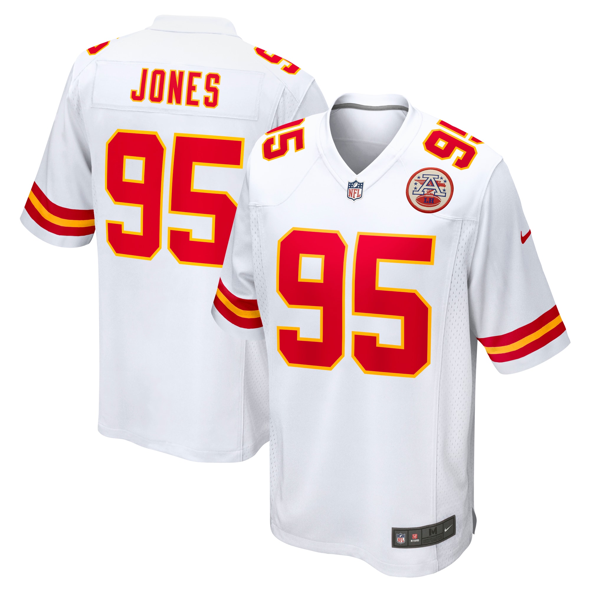 Kansas City Chiefs Chris Jones White Game NFL Jersey Men's