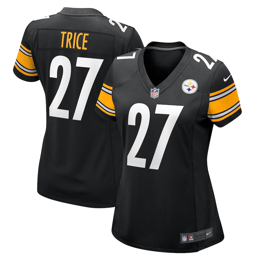 Cory Trice 27 Pittsburgh Steelers Game Black NFL Jersey Women's