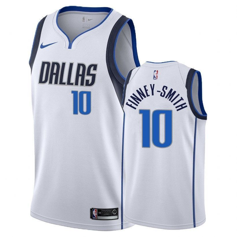 Dallas Mavericks Dorian Finney-smith 10 Associatio White NBA Jersey Men's