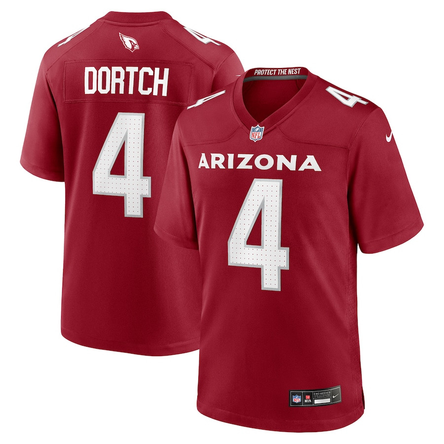 Greg Dortch 4 Arizona Cardinals Team Game Cardinal NFL Jersey Men's