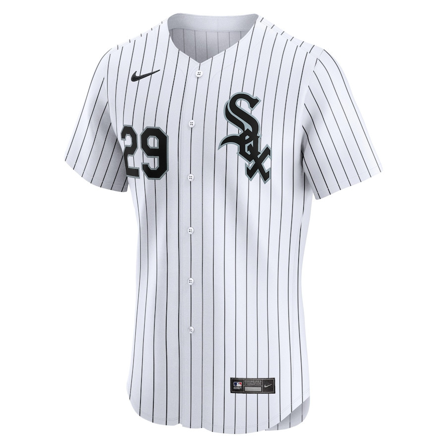 Paul DeJong 29 Chicago White Sox Home Elite Player White MLB Jersey Men's