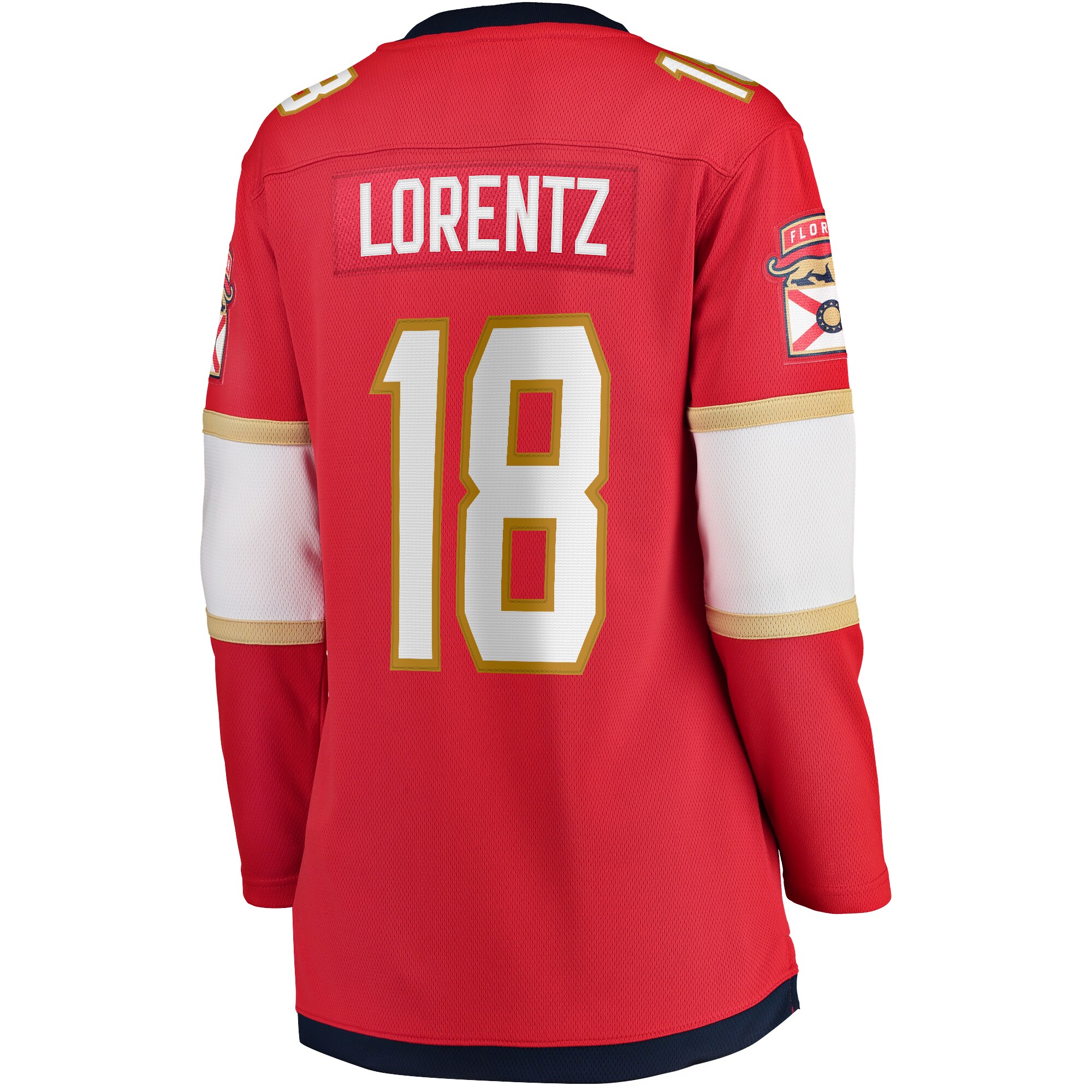 Florida Panthers Steven Lorentz Red Home Breakaway Player NHL Jersey Women's