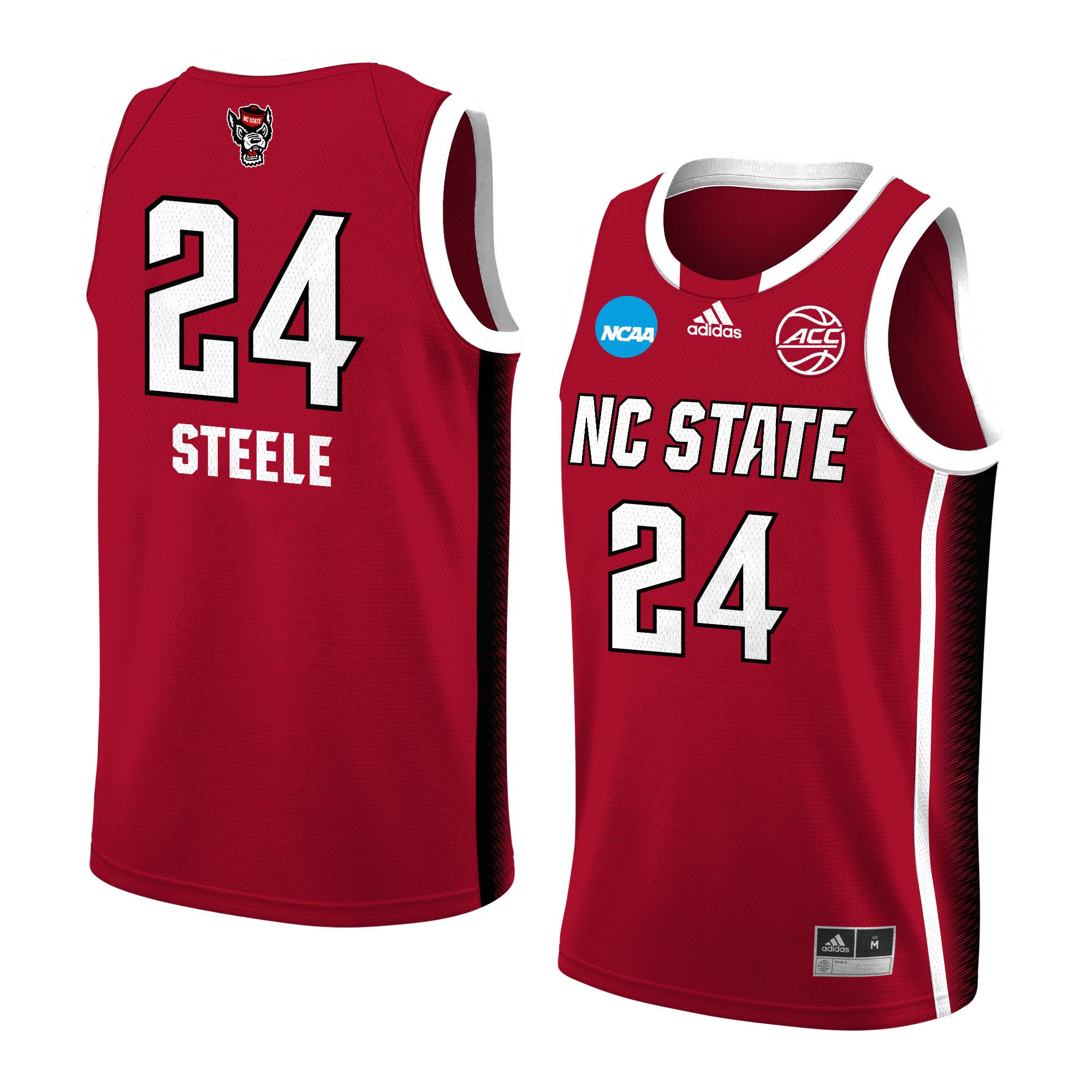 Laci Steele 24 NC State Wolfpack 2024 Red Unisex NCAA Jersey Unisex