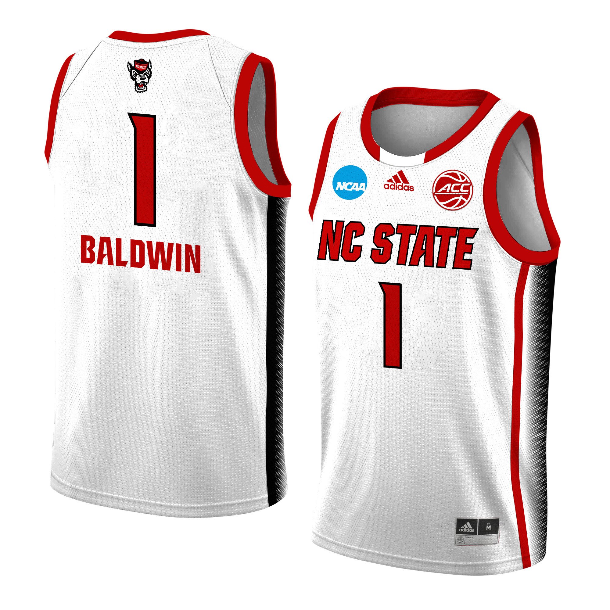 River Baldwin 1 NC State Wolfpack 2024 White Unisex NCAA Jersey Unisex