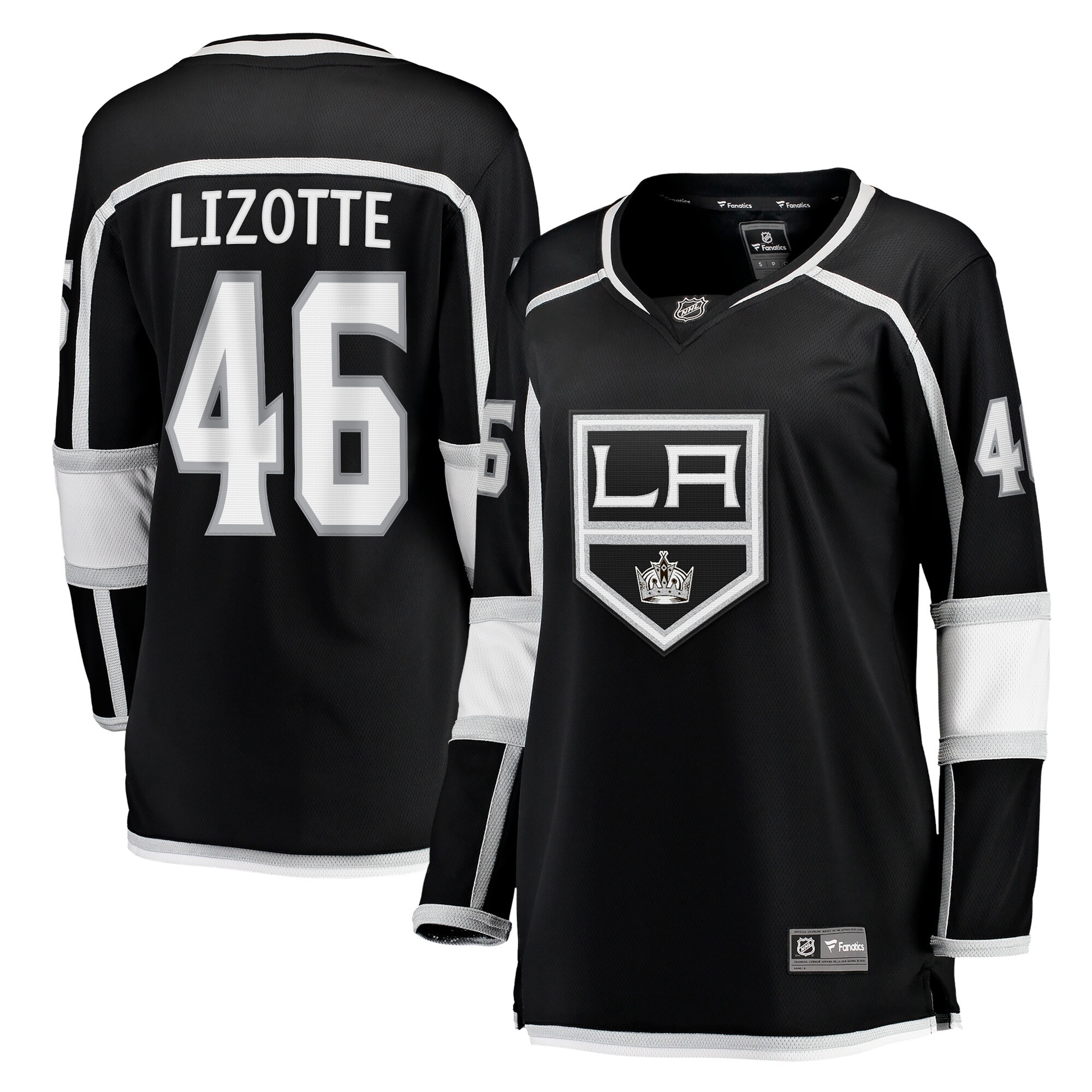 Los Angeles Kings Blake Lizotte Black Home Breakaway Player NHL Jersey Women's