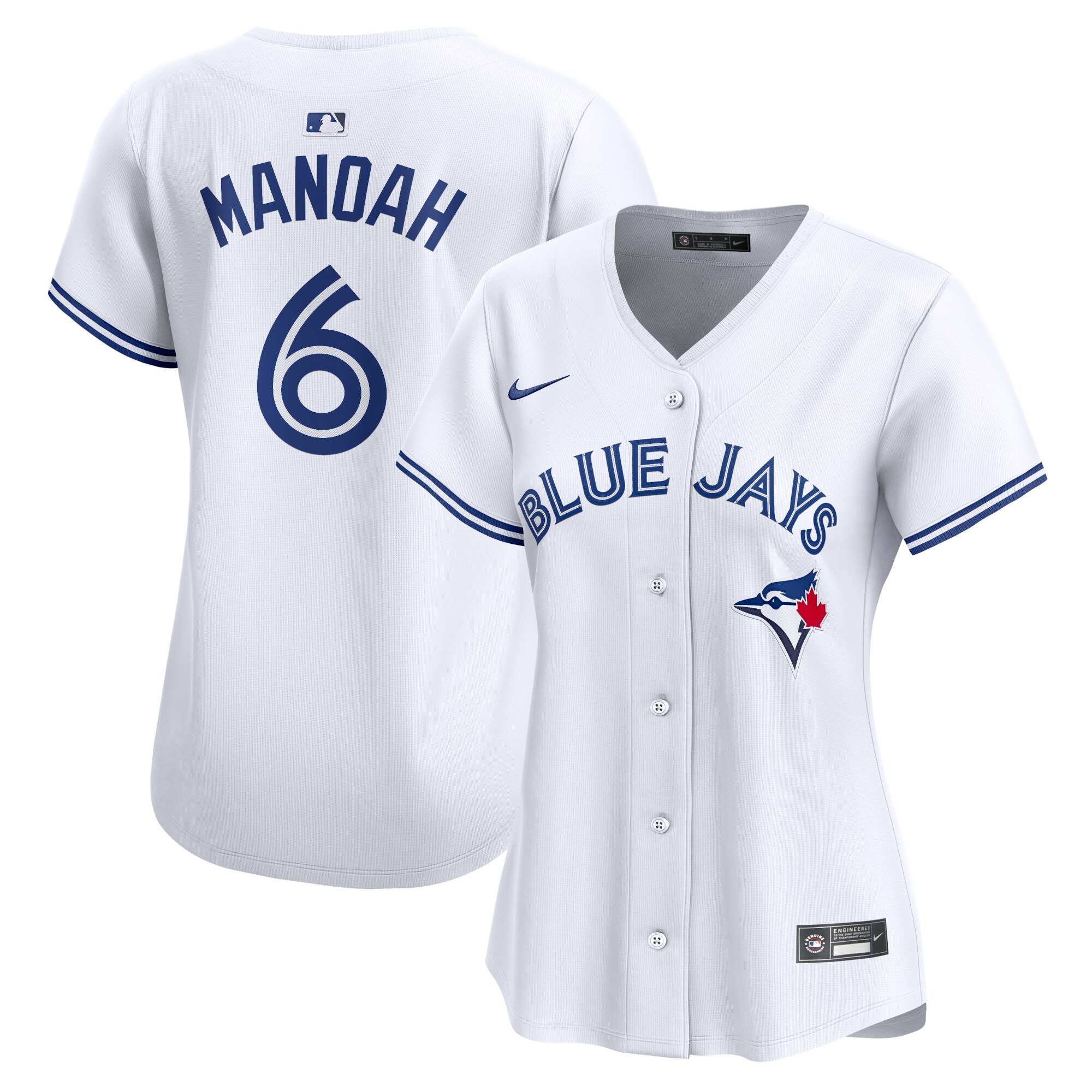 Toronto Blue Jays Alek Manoah White Home Limited Player MLB Jersey Women's