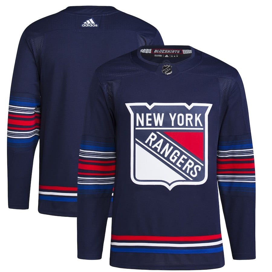 New York Rangers Alternate Primegreen Navy NHL Jersey Men's