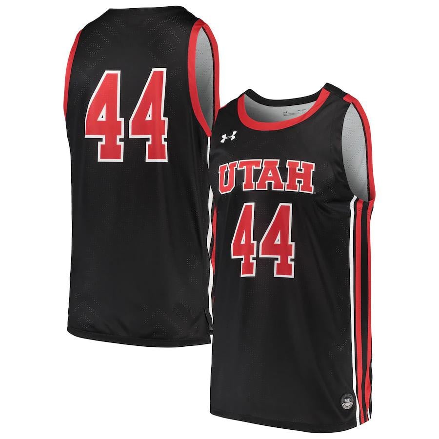 Utah Utes Under Armour College Black #44 NCAA Jersey Men's